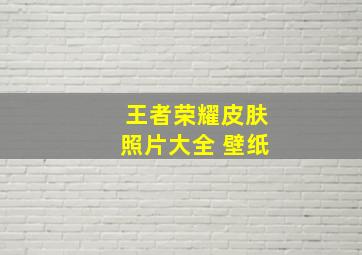 王者荣耀皮肤照片大全 壁纸